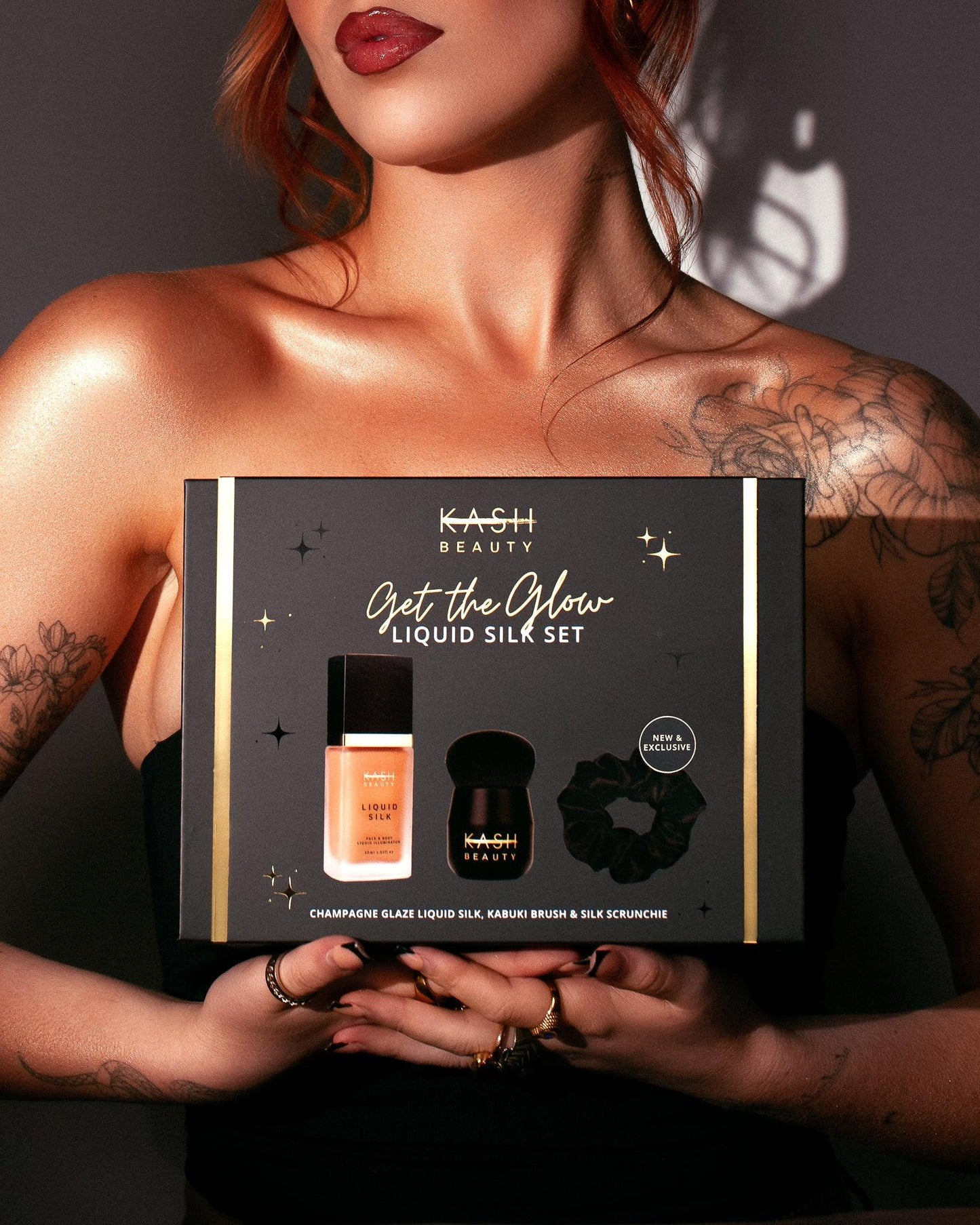 Get The Glow - Liquid Silk Set - KASH Beauty