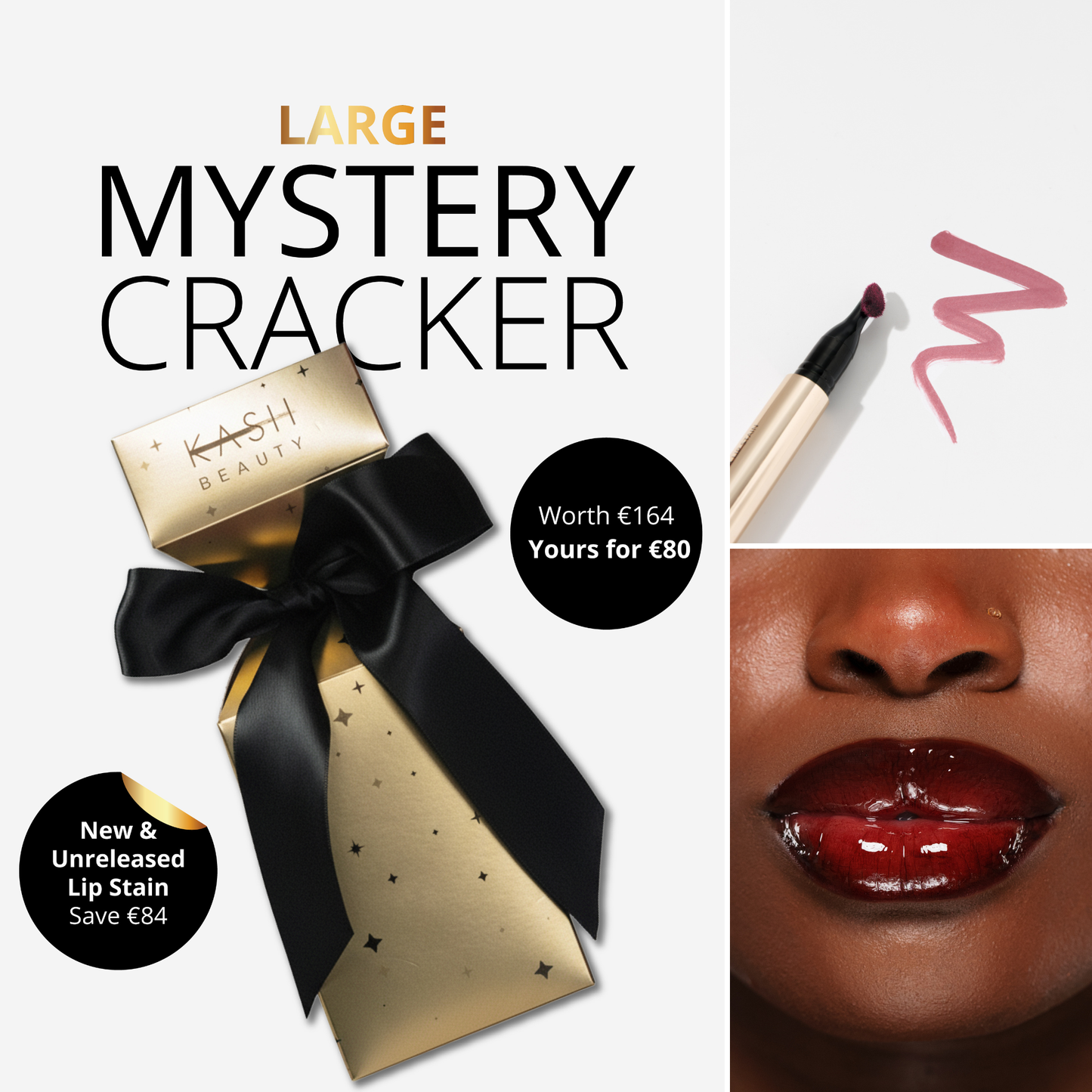 Large Mystery Cracker with Unreleased Lip Stain