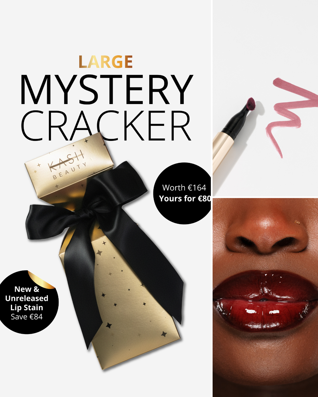 Large Mystery Cracker with Unreleased Lip Stain