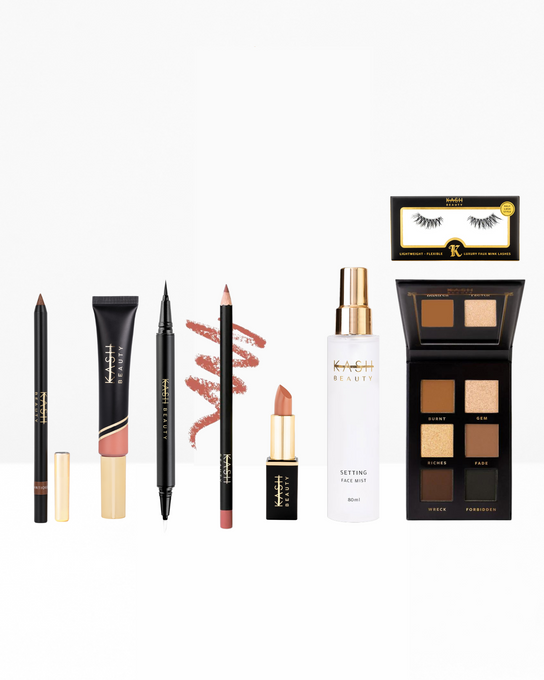 Auburn Hair Light-Tanned Complexion Full Glam