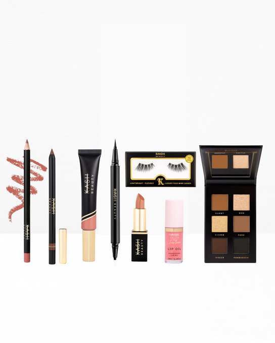 Black Hair Light - Tanned Complexion Full Glam
