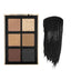 Golden Heat Palette & Black Mascara & Black Duoflex Eyeliner
