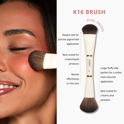 K16 Dual Ended Complexion Brush