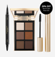 Eyeshadow with Mascara and Duo-Flex Liquid liner