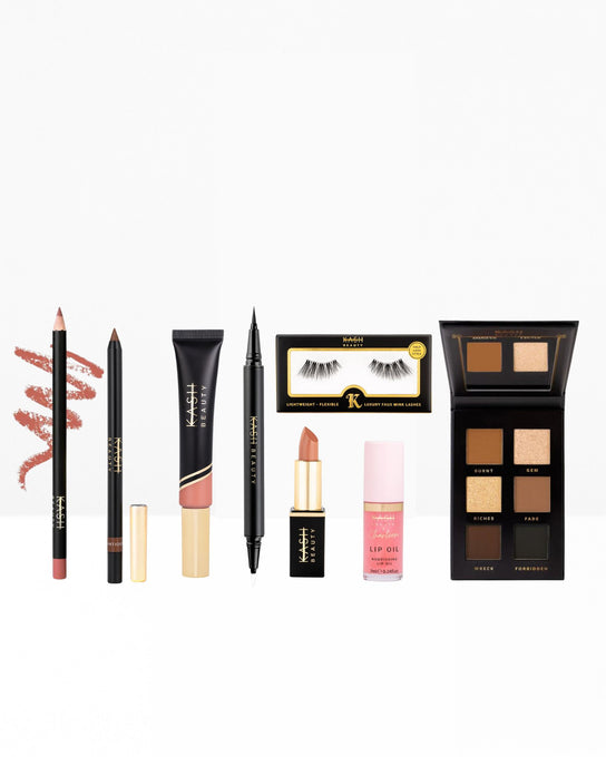 Warm Brunette Light - Tanned Complexion Full Glam