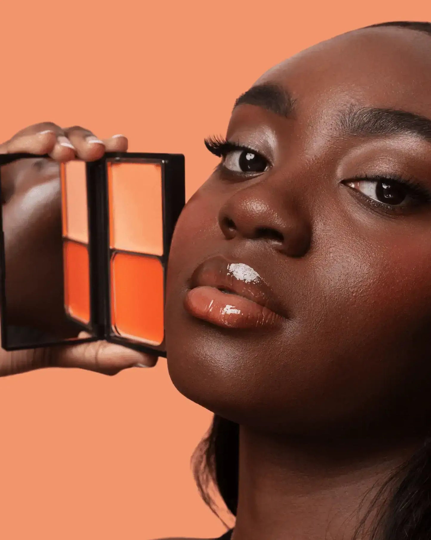 Blonde Hair Dark - Deep Complexion Full glam - KASH Beauty