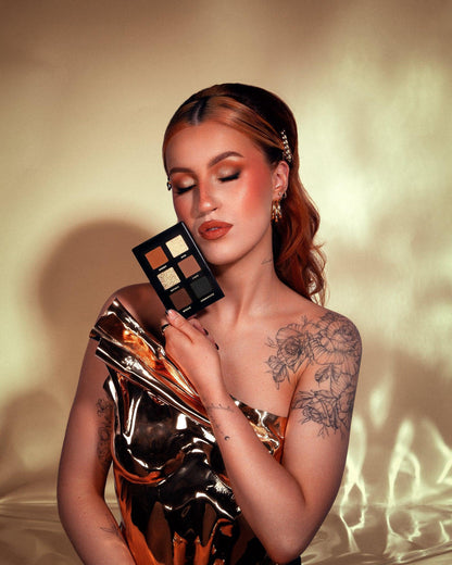 Blonde Hair Dark - Deep Complexion Natural Glam - KASH Beauty