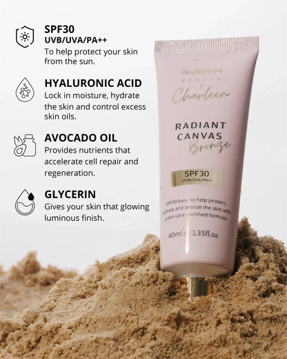 Radiant Canvas Bronze Primer SPF30 - KASH Beauty