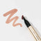 Lip liner with color swatch on a white background