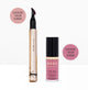 Kash Beauty lip oil with applicator on a white background