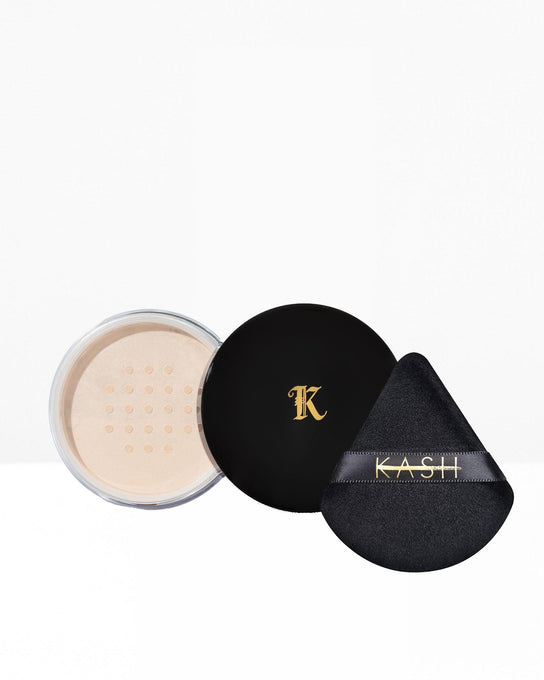 Loose Setting Powder and Powder Puff - KASH Beauty