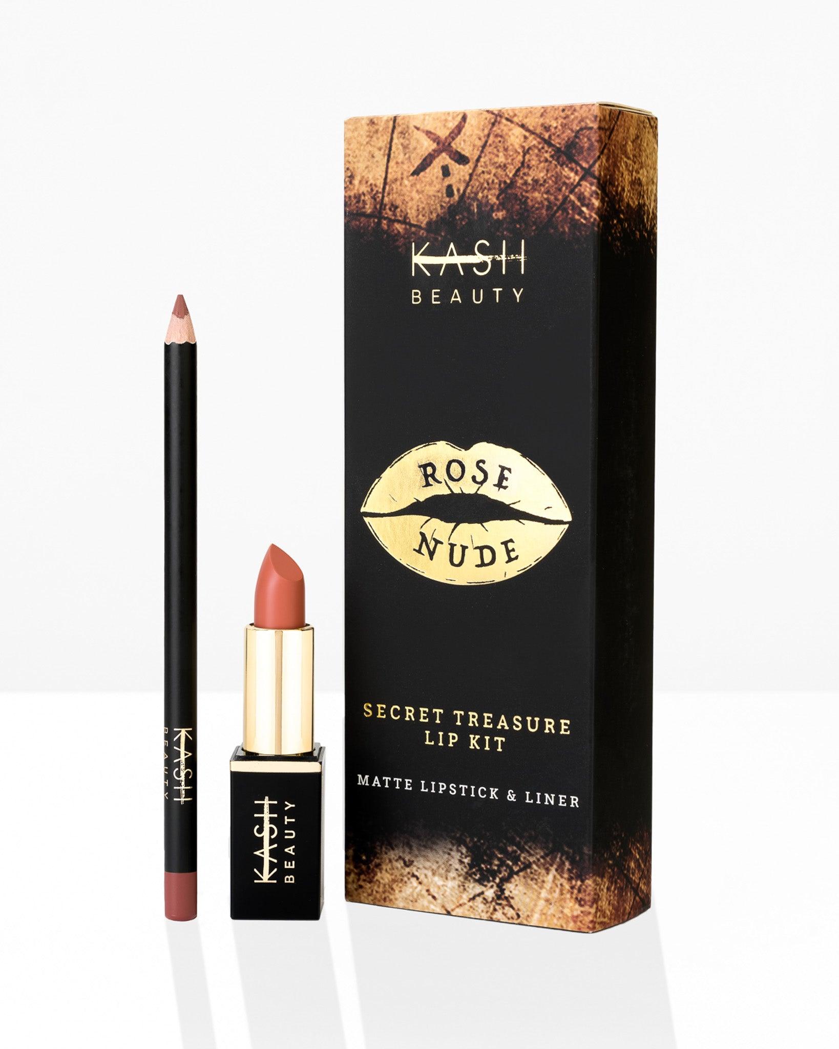 Rose Nude Lip Kit - KASH Beauty