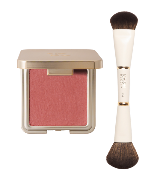 Soft Suede Blush and K16 Brush Duo